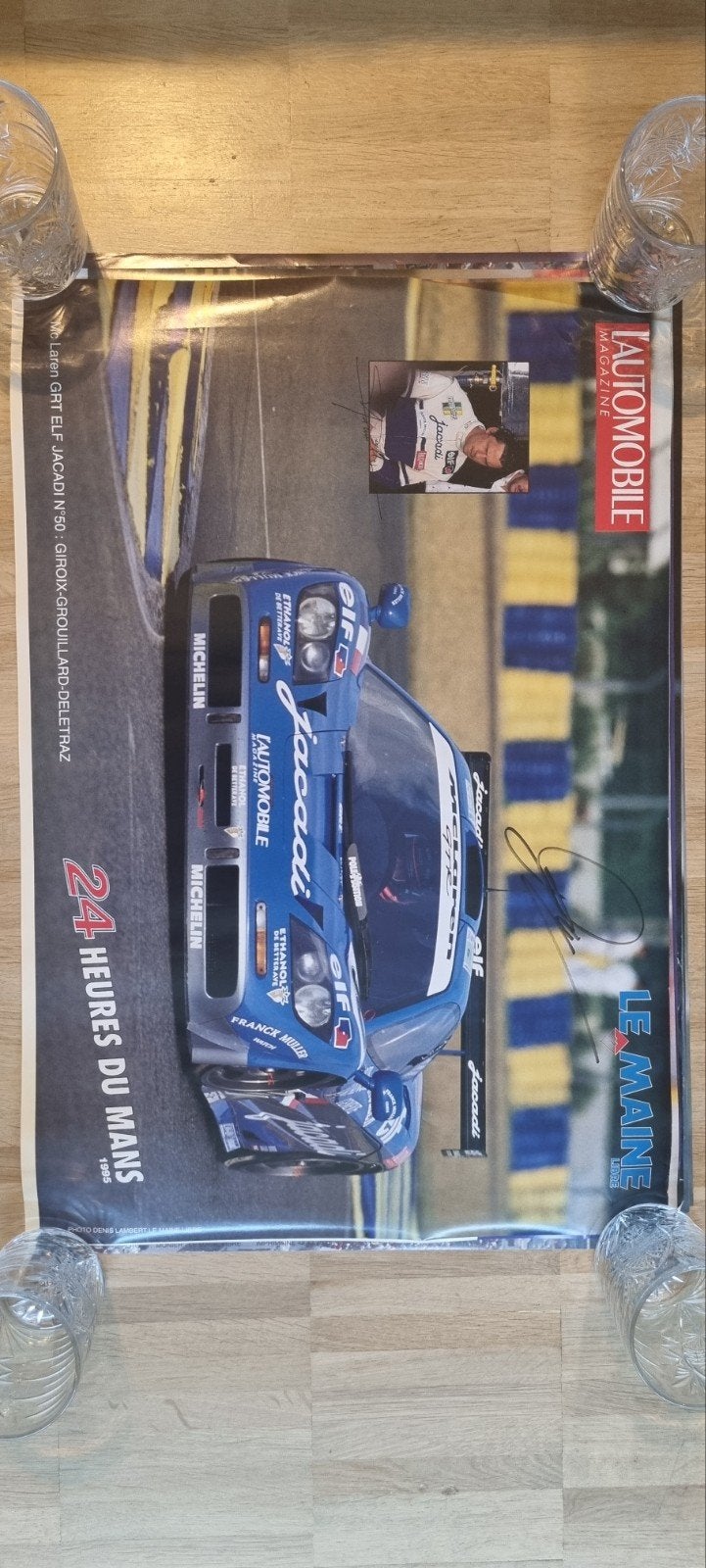 Mc Laren F1 GTR Le mans 1995 Jacadi met handtekeningen poste, Ophalen of Verzenden, Zo goed als nieuw, Auto's