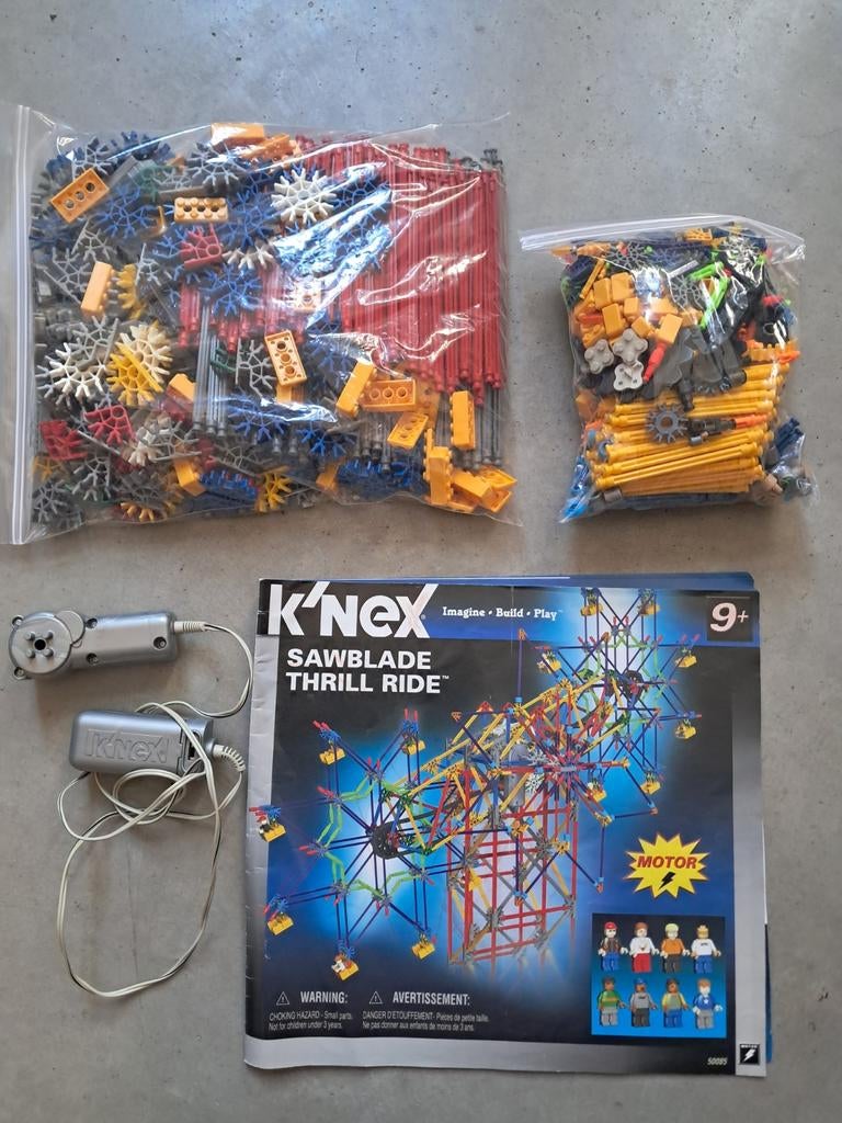 K'nex #50085 Sawblade Thrill Ride (compleet!), Kinderen en Baby's, Speelgoed | Bouwstenen, Zo goed als nieuw, K'nex, Ophalen of Verzenden