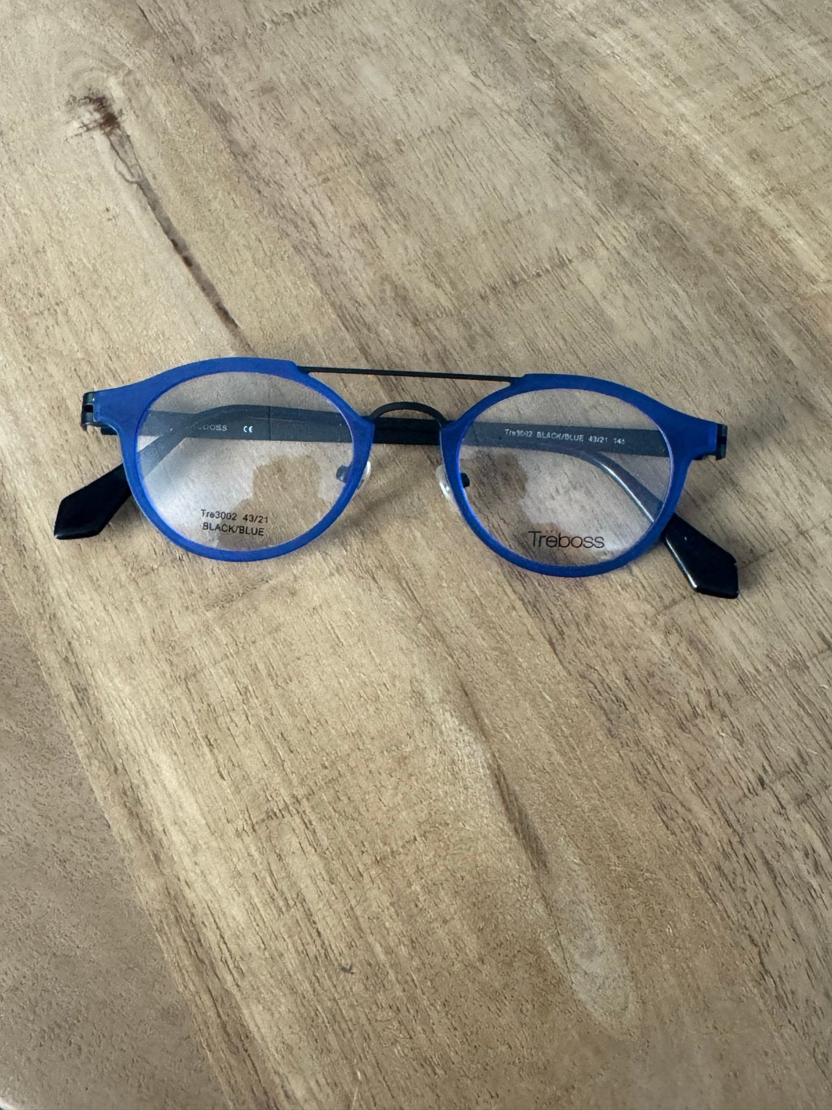 Nieuwe Treboss bril, blauw/zwart, zonder sterkte, Sieraden, Tassen en Uiterlijk, Zonnebrillen en Brillen | Dames, Overige merken