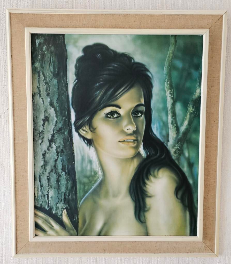 Vintage Schilderij Jaren '60 - Tina, Ophalen