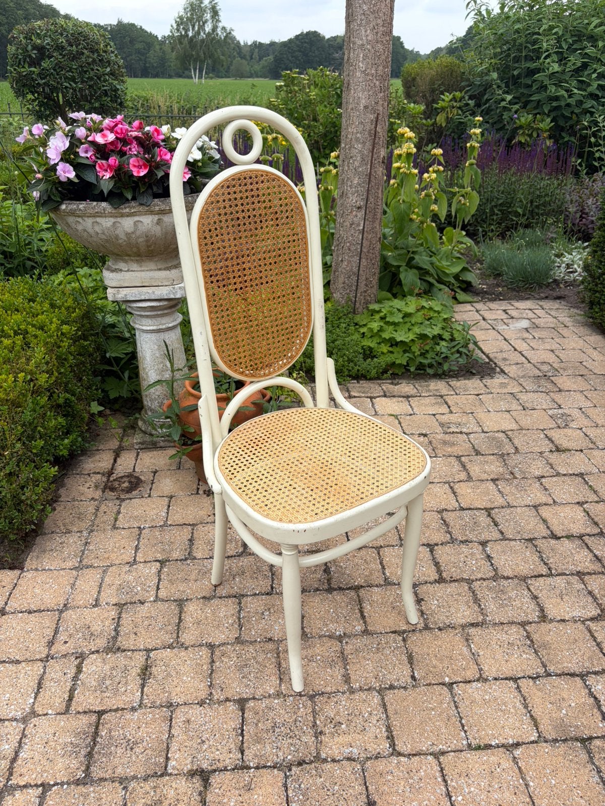 Thonet stoelen, Huis en Inrichting, Ophalen, Gebruikt, Drie, Wit