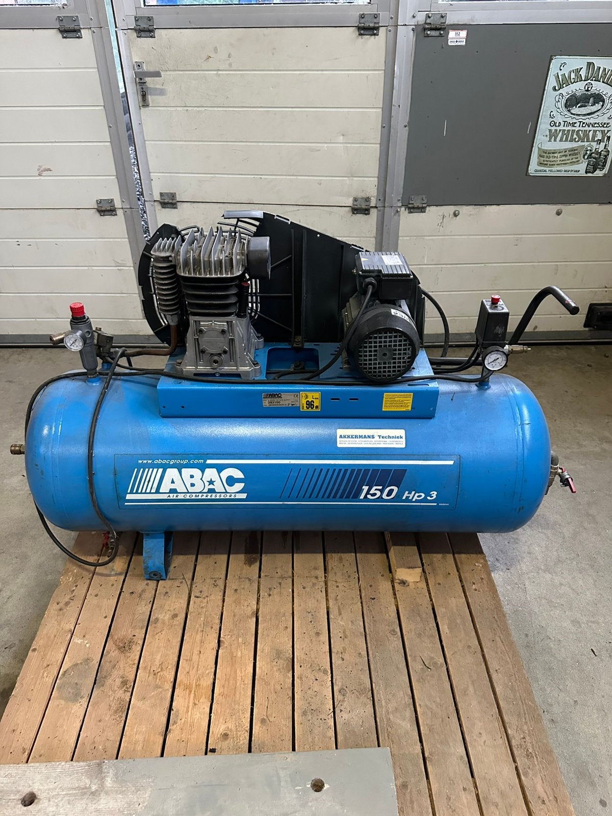 Absc compressor akkermans techniek vliegwiel defect, Ophalen of Verzenden, Zo goed als nieuw, ABAC, Info@avgmechatronics.nl