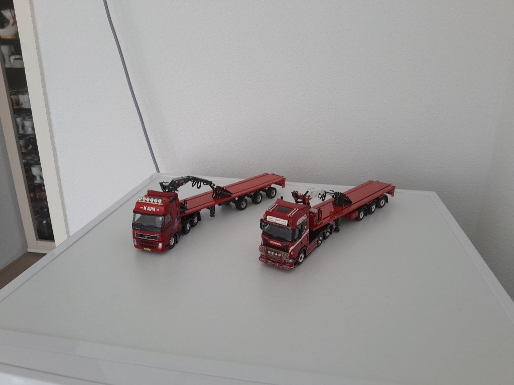Scania/Volvo Kapa Transport met trailers en kraan ., Verzenden, Nieuw, Bus of Vrachtwagen, Overige merken