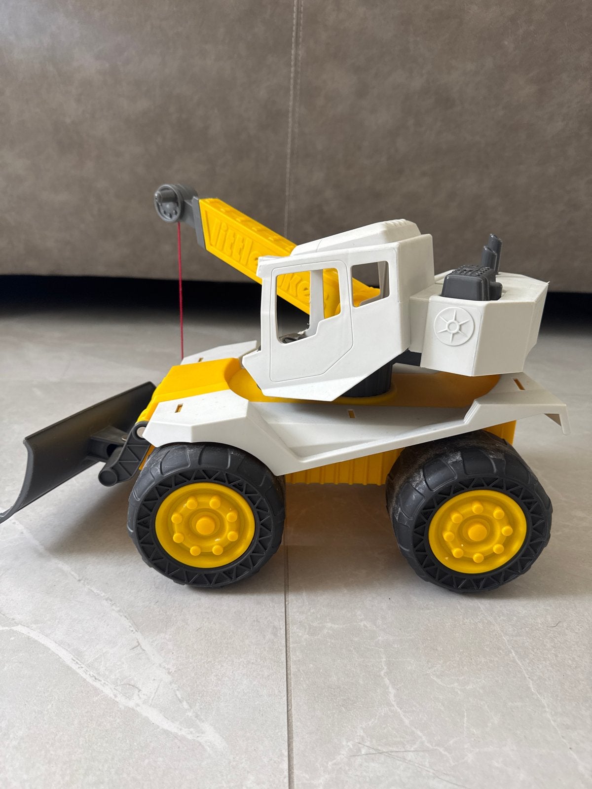 Little Tikes Kraanwagen met Sloopkogel en Bulldozerblad, Ophalen, Gebruikt