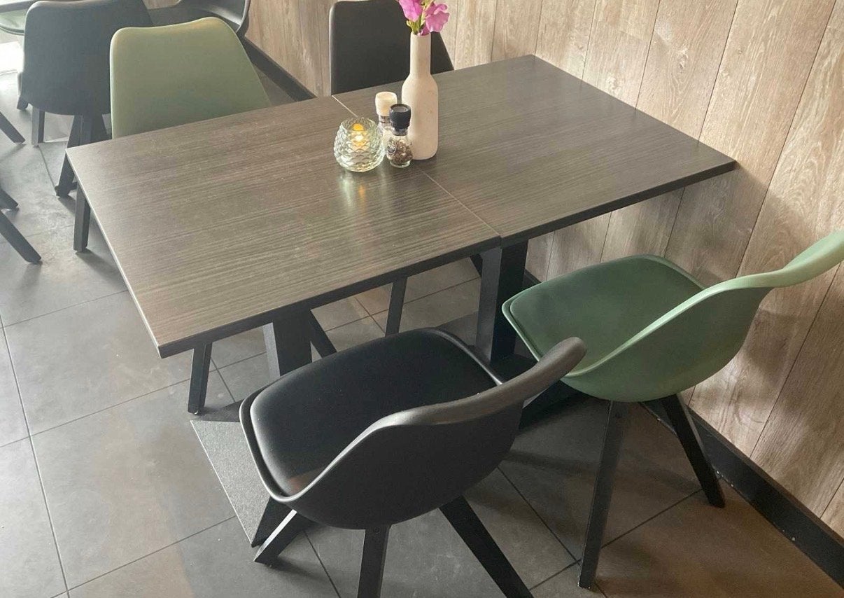 8 Horeca Tafels (7x rechthoekig, 1x rond) - Goede Staat, Ophalen of Verzenden, Gebruikt