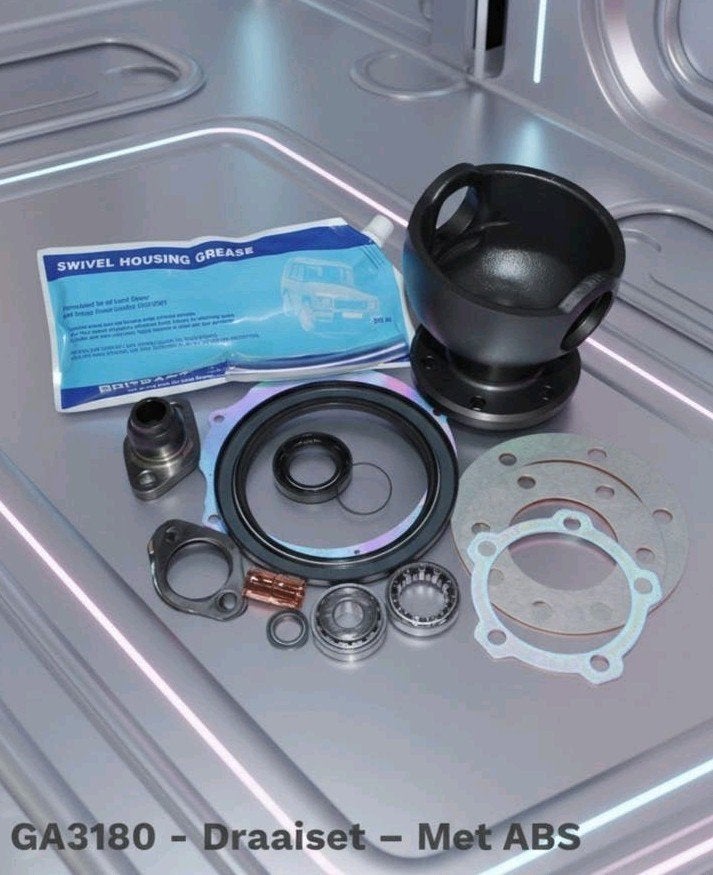 Defender vooras swivel revisie set GA3180 met ABS Land rover, Auto-onderdelen, Ophalen of Verzenden, Gebruikt, Land Rover