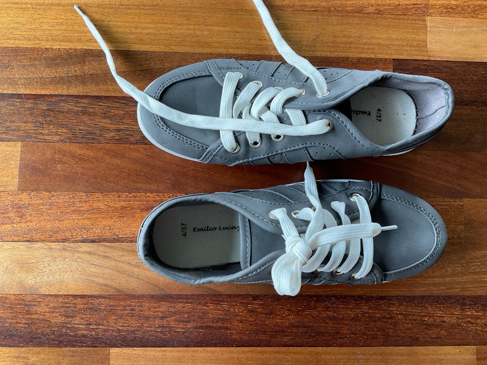 Grijze sneakers Emilio Luca - Maat 37, Ophalen of Verzenden, Nieuw, Grijs, Sneakers of Gympen