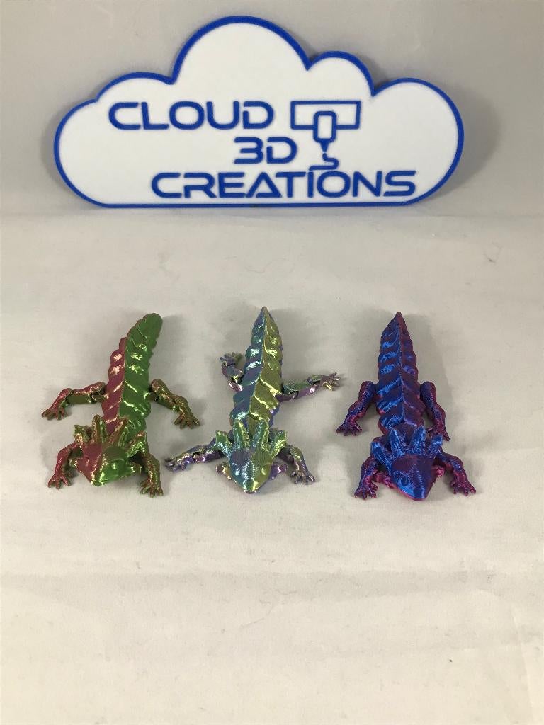 Axolotl - 3d geprint - 10 cm, Ophalen of Verzenden, Nieuw, Overige soorten, Beeldje of Figuurtje
