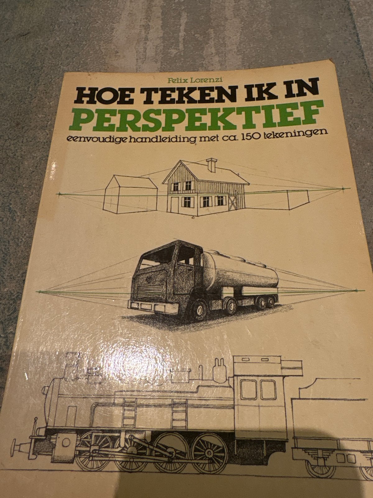 Hoe teken ik in perspectief - Felix Lorenzi, Ophalen of Verzenden, Gebruikt, Boek of Gids