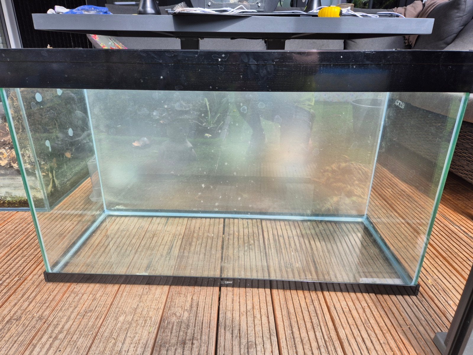 Ciano aquarium, Dieren en Toebehoren, Vissen | Aquaria en Toebehoren, Ophalen, Inclusief deksel, Zo goed als nieuw, Leeg aquarium