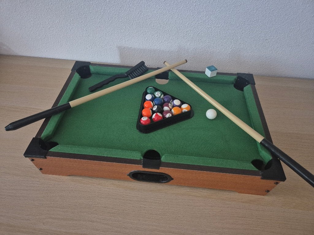 Mini pooltafel, Sport en Fitness, Biljarten en Poolen, Verzenden, Nieuw, Pooltafel