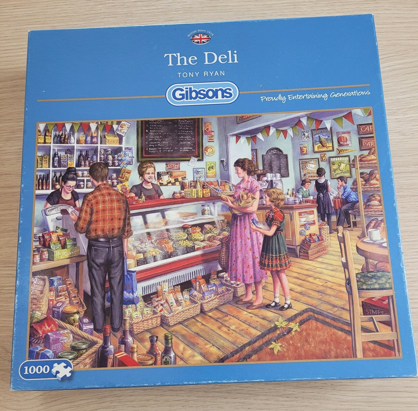 Falcon en Gibsons puzzels 1000 stukjes, Ophalen, 500 t/m 1500 stukjes, Gebruikt