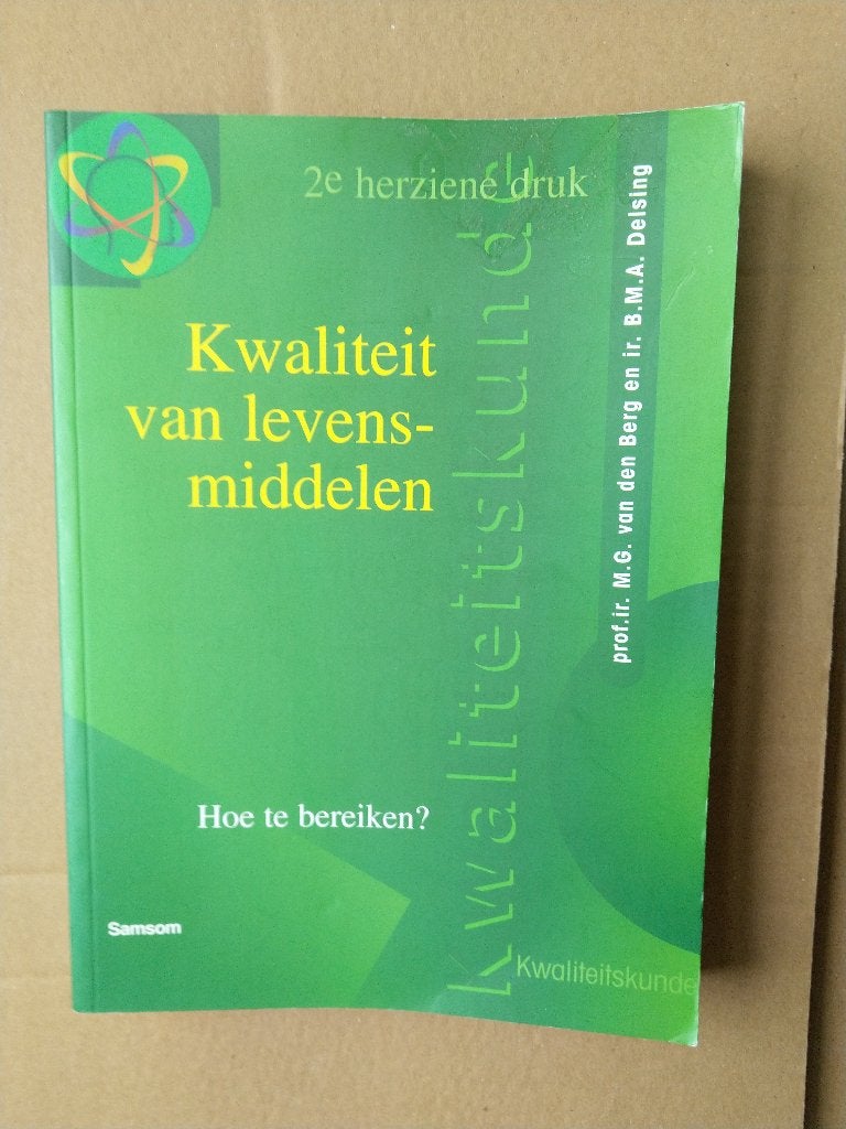 Kwaliteit van levensmiddelen, Ophalen of Verzenden, Beta, Zo goed als nieuw, HBO