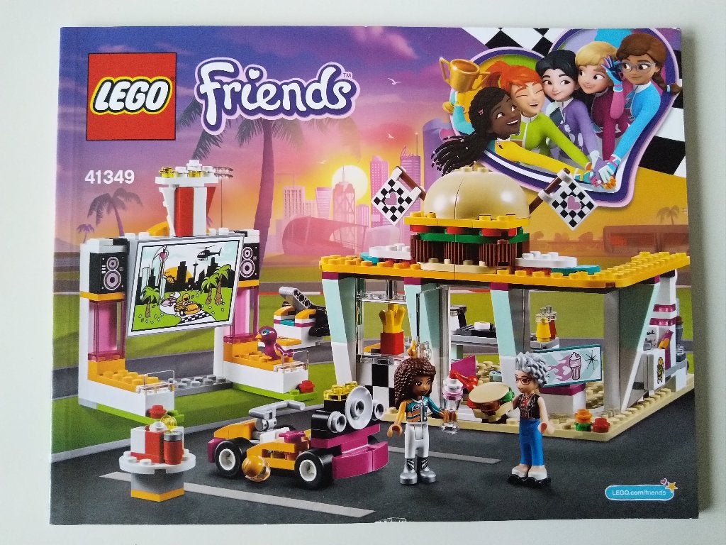 Lego Friends 41349 Go Kart Diner, Compleet, Lego, Friends, Ophalen of Verzenden