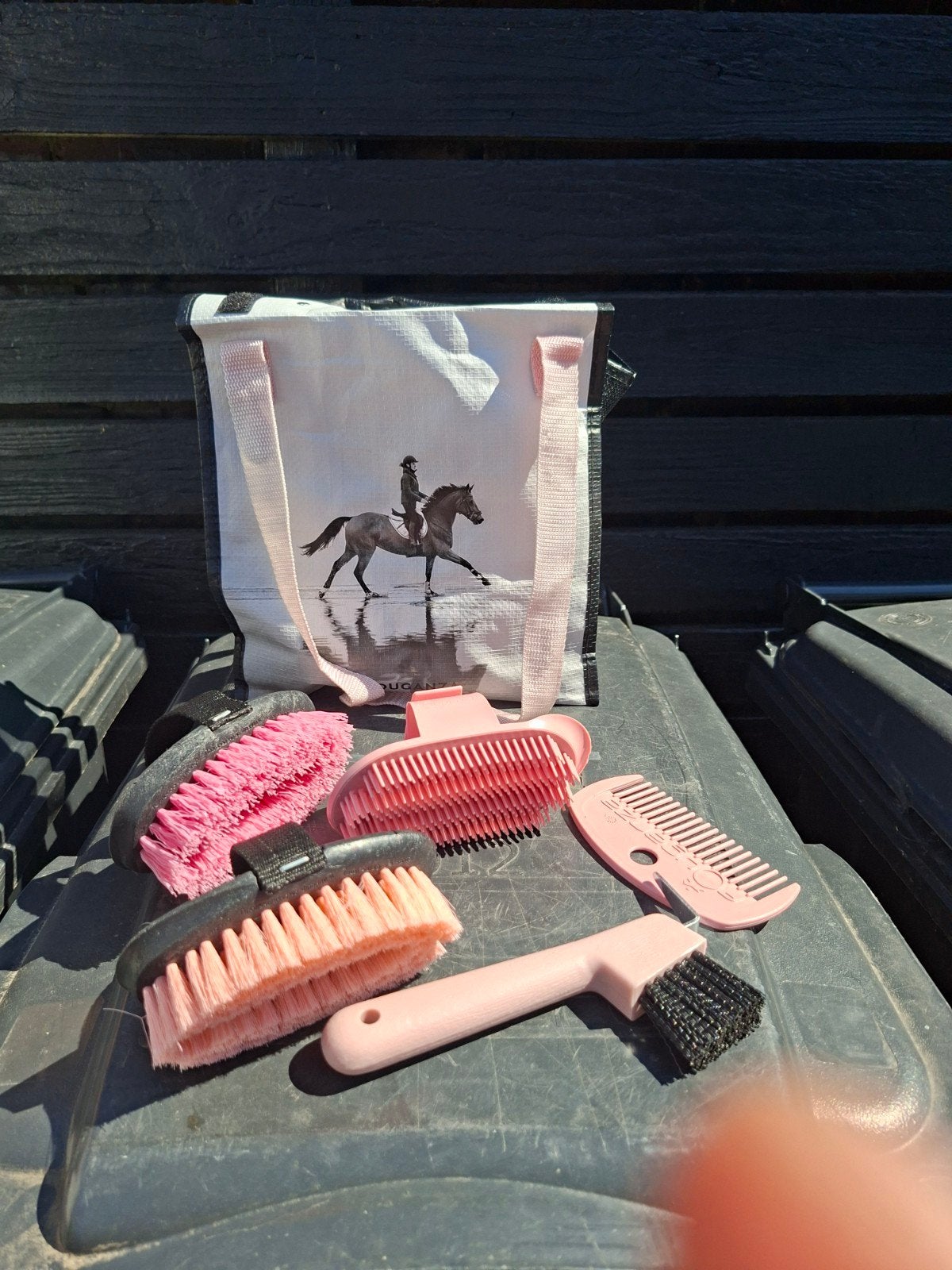 borstelset voor paarden, Ophalen, Nieuw