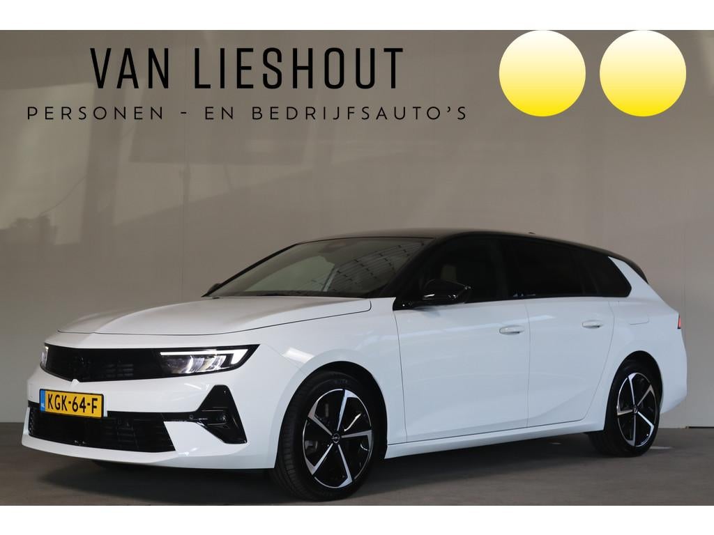 Opel Astra Sports Tourer 1.6 Hybrid GS Line 191pk 360 Cam I, Auto's, Gebruikt, Euro 6, 4 cilinders, 181 pk