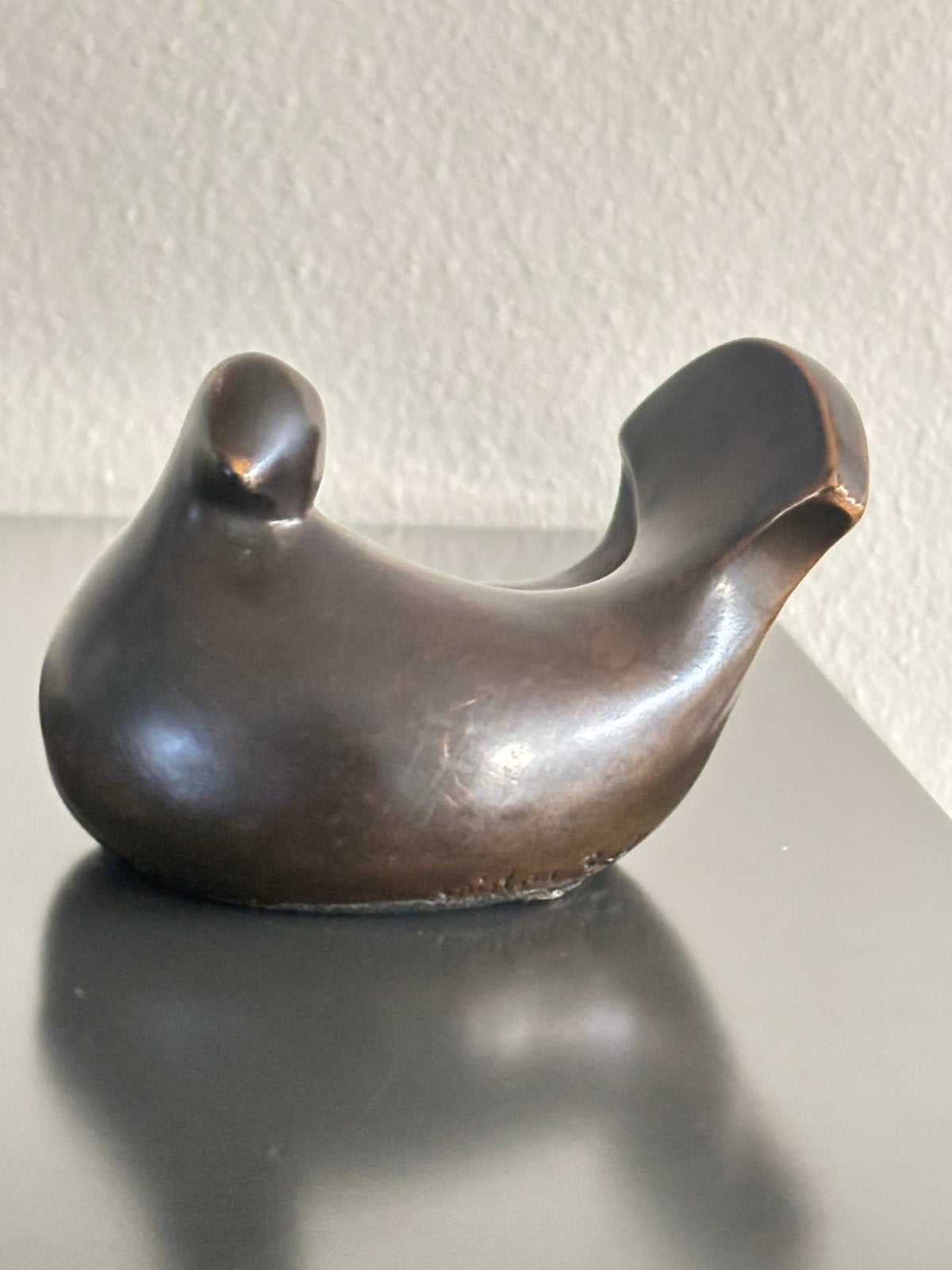 Abstract Bronzen duifje Chistina Puell, Antiek en Kunst, Ophalen of Verzenden, Brons