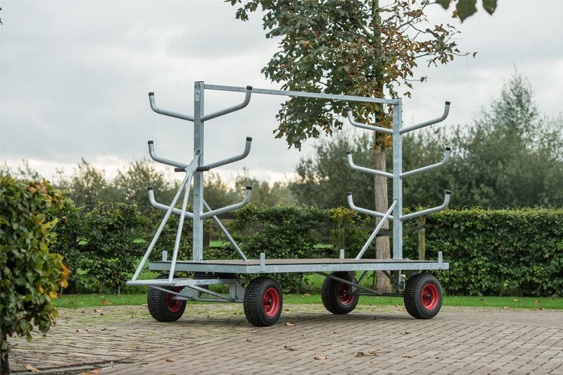 Balkenwagen, hinderniskar, hinderniswagen, Ophalen, Veld omheiningen, Schaijk, Nieuw