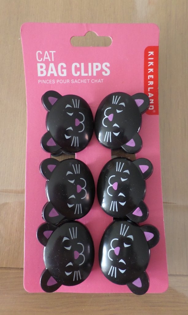 Kikkerland Bag Clips Cat, Ophalen of Verzenden, Nieuw