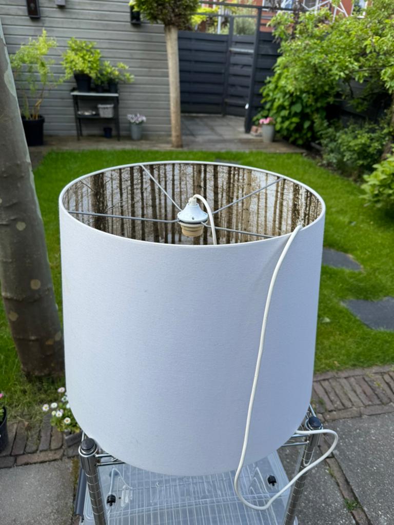 Brunklaus forest lamp 55 cm wit, Ophalen, Gebruikt, Wit, Rond