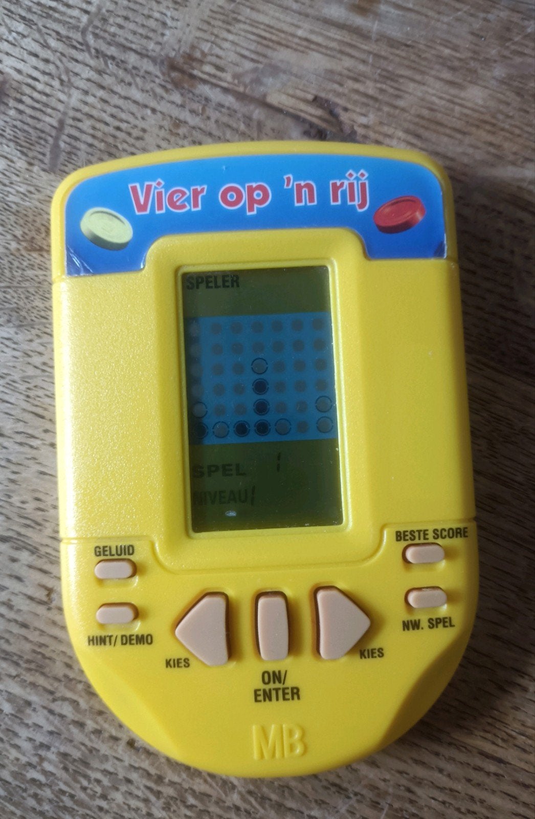 vier op ,n rij handheld MB Hasbro, Ophalen of Verzenden