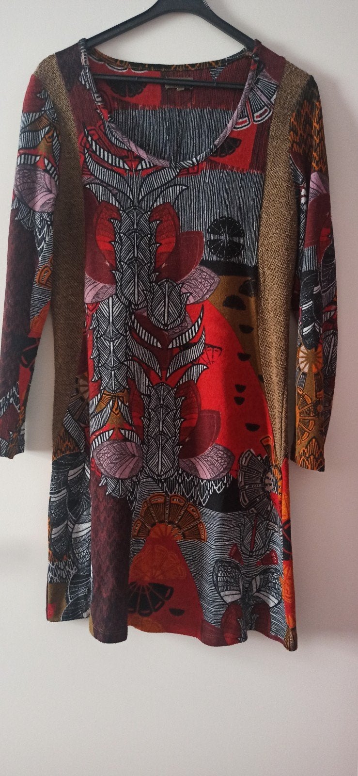 Surekana Jurk met Patchwork Print - Maat XL, Kleding | Dames, Meerkleurig, Maat 46/48 (XL) of groter, Ophalen of Verzenden, Surekana