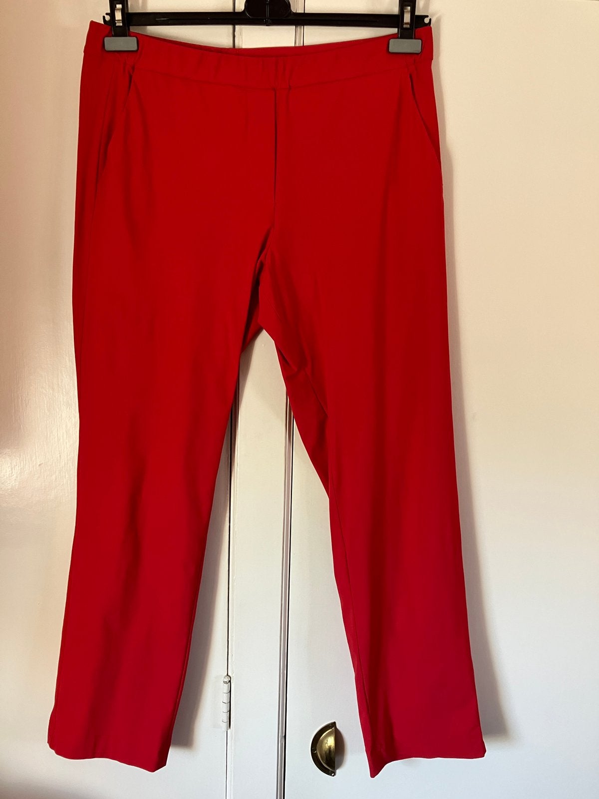 Trvldrss broek rood L, Verzenden, Zo goed als nieuw, Rood, Lang
