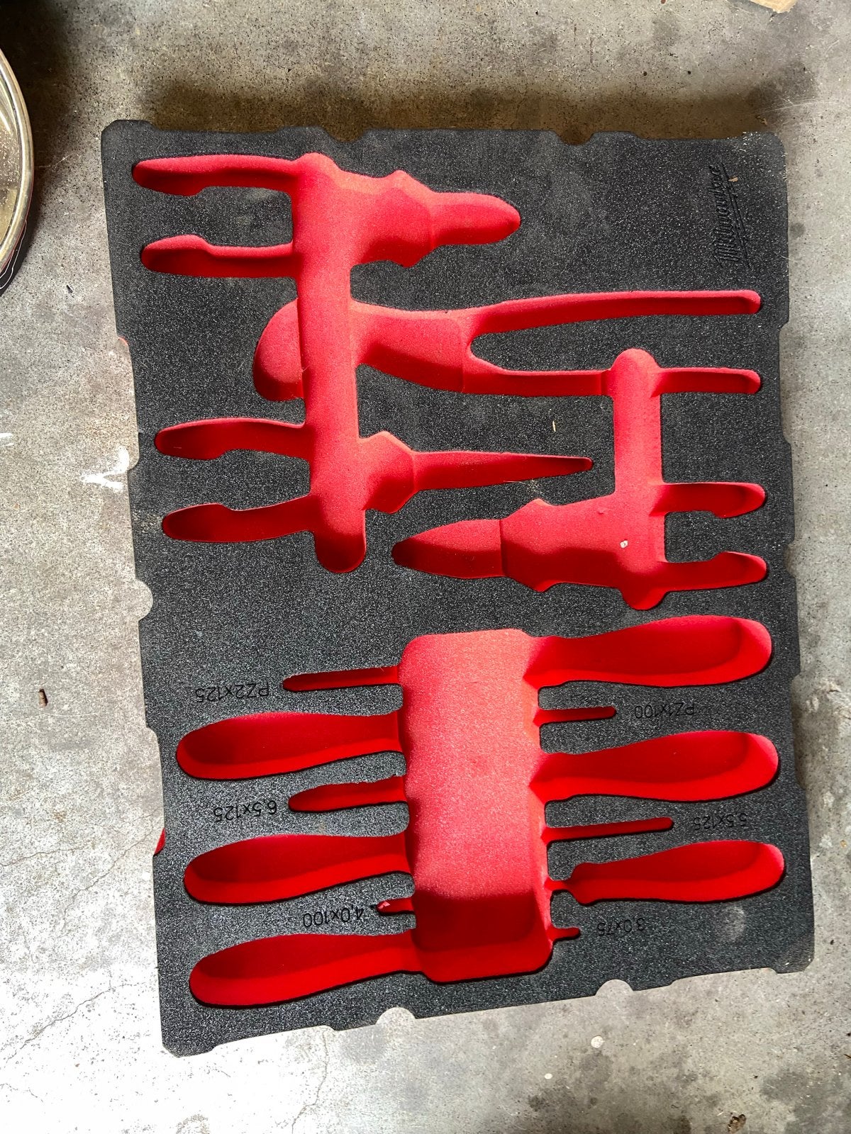 Milwaukee Inlay Foam voor Gereedschapskist, Doe-het-zelf en Verbouw, Gereedschap | Handgereedschap, Ophalen of Verzenden, Nieuw