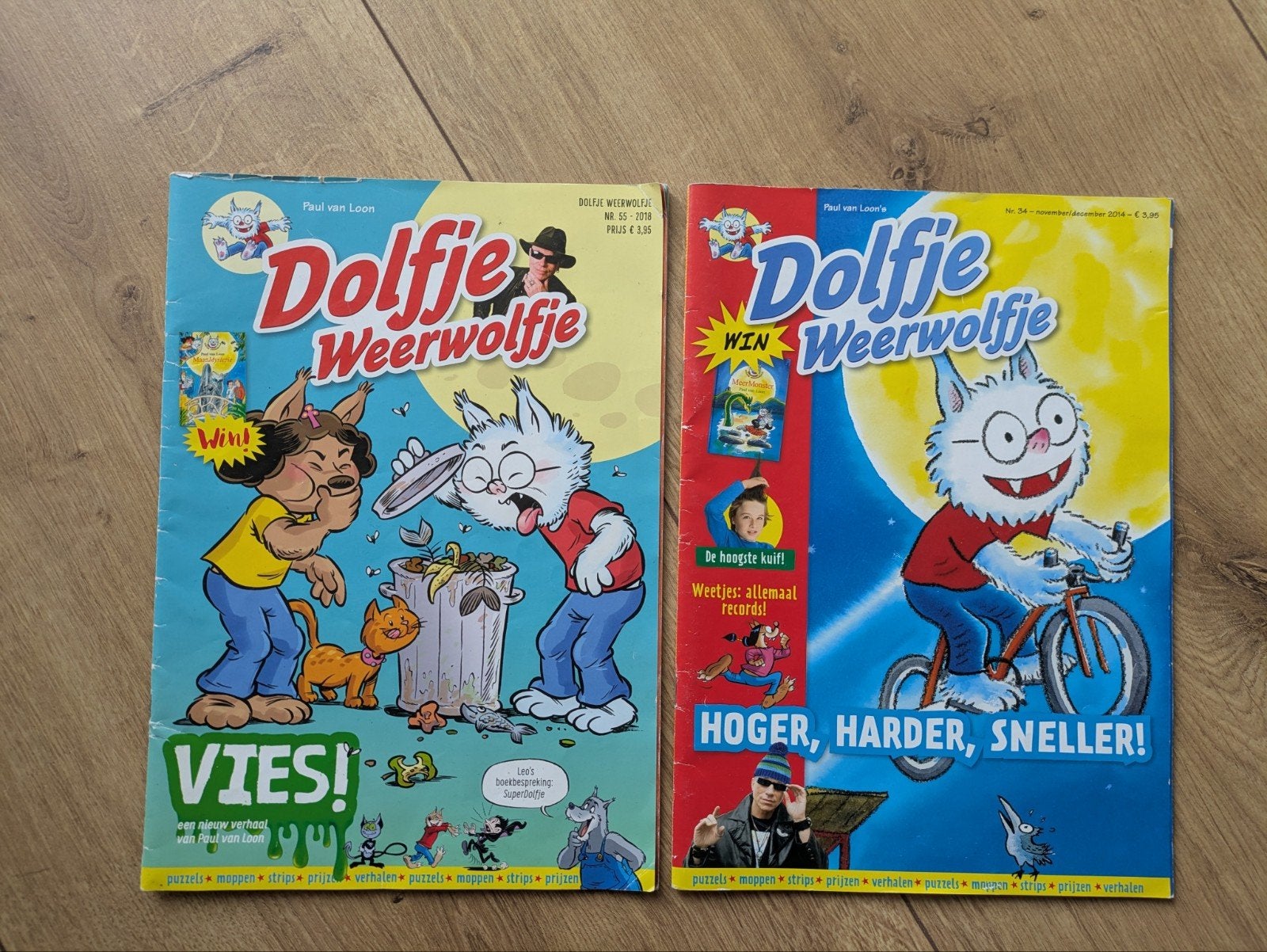 Dolfje Weerwolfje tijdschriften - 2 stuks, Ophalen of Verzenden, Gelezen, Overige typen