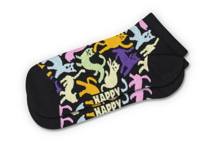 Happy Socks - Cat Low Sock maat 41-46, Overige kleuren, Ophalen of Verzenden, Happy Socks, Nieuw
