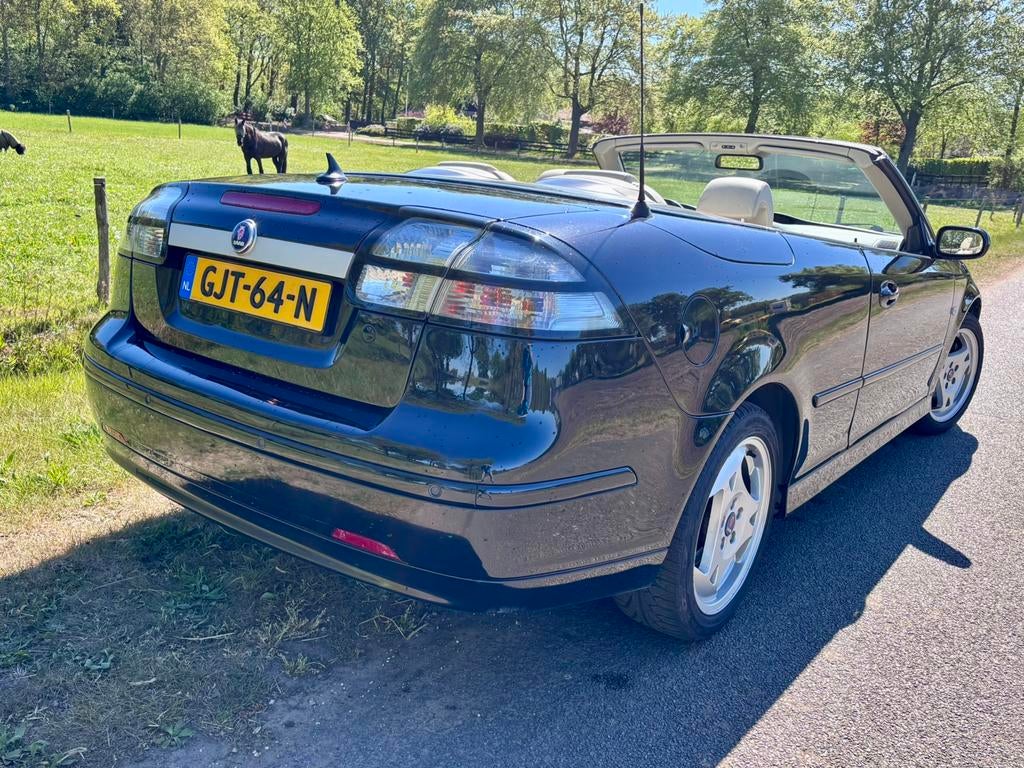 Saab 9-3 Cabrio AUT 2006 Zwart Special Edition, 1998 cc, Beige, Cabriolet, 4 stoelen