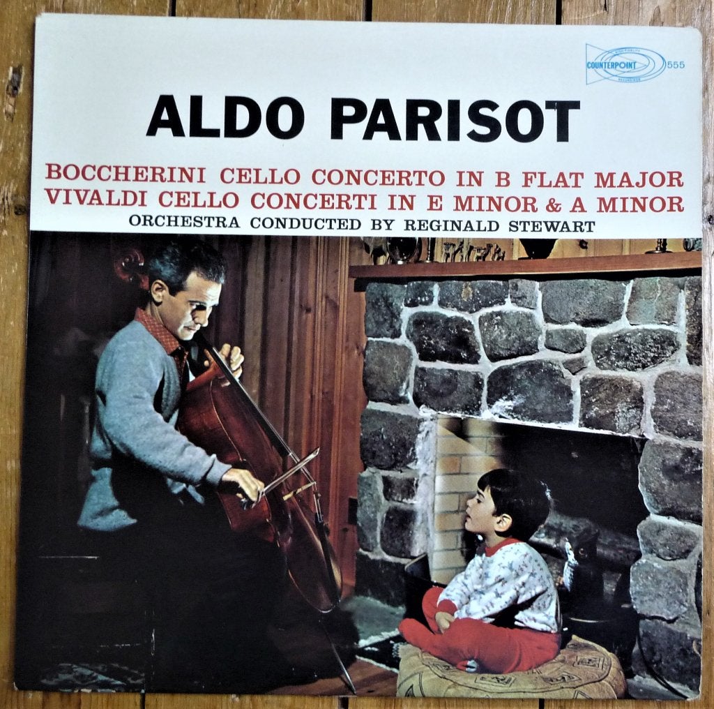 Aldo Parisot - Boccherini en Vivaldi Cello Concerten, Ophalen of Verzenden, Kamermuziek, Gebruikt, 12 inch