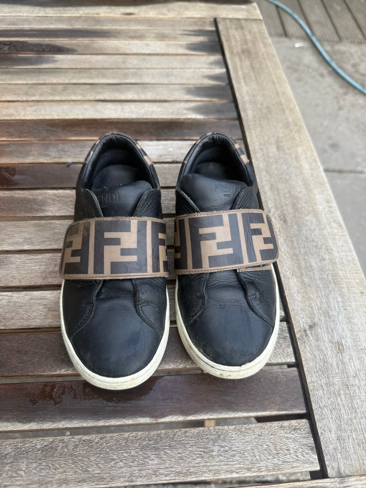 Fendi Roma Kinderschoenen Maat 29 Leer, Ophalen of Verzenden, Gebruikt, Jongen of Meisje, Schoenen