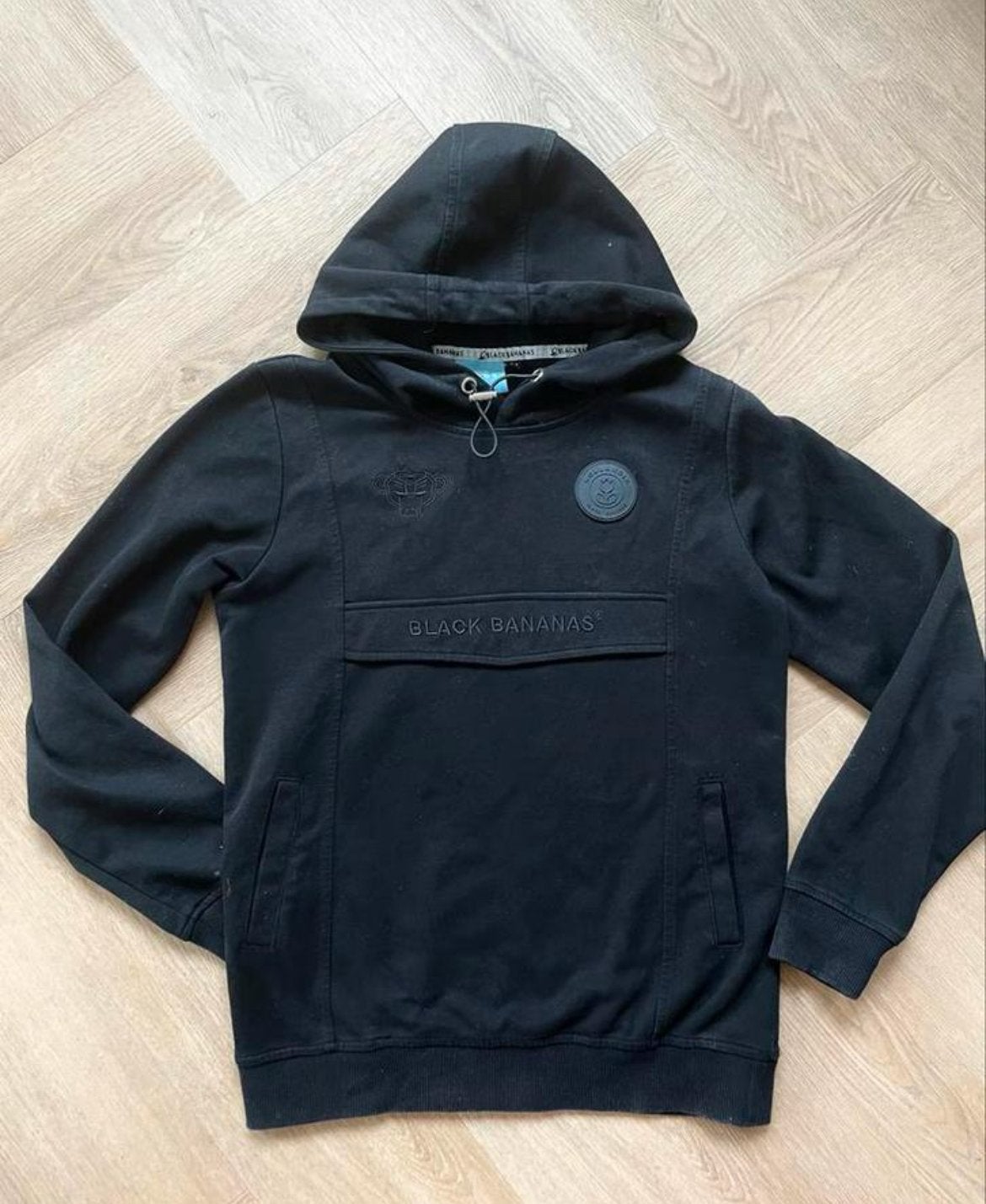 Black Bananas hoodie zwart Maat 164, Verzenden, Zo goed als nieuw, Jongen, Trui of Vest
