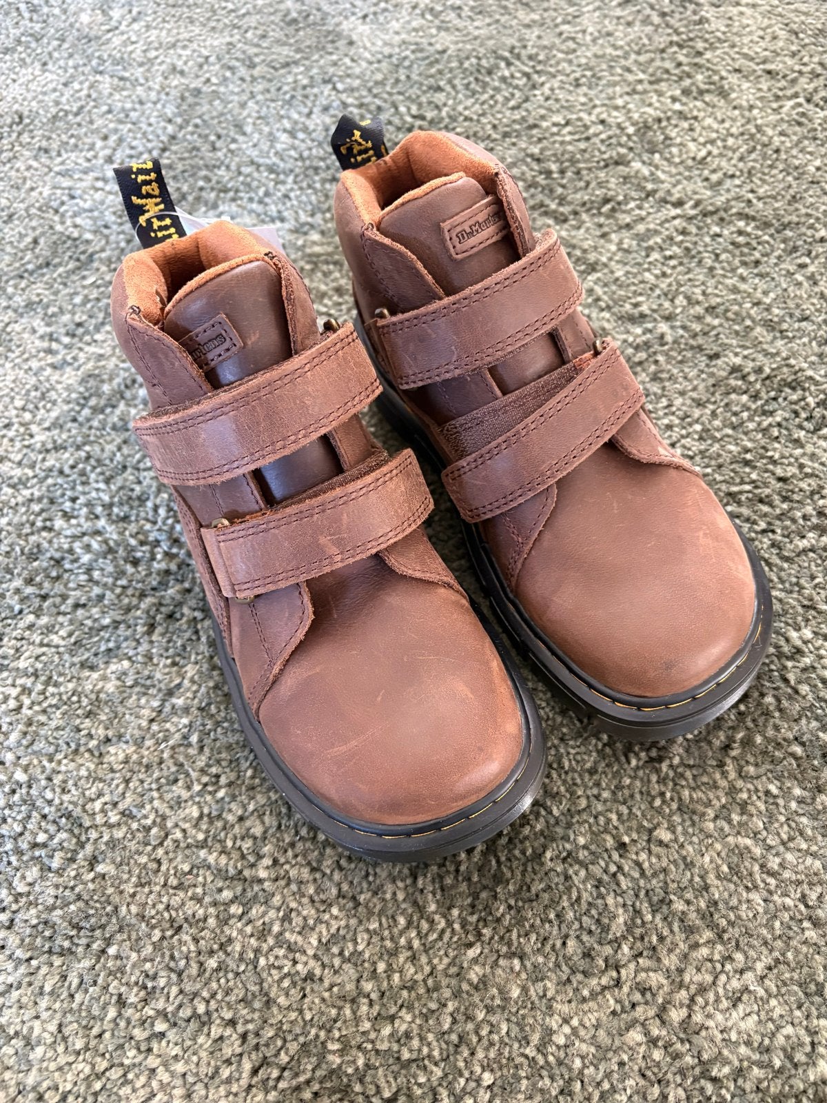 Nieuwe Dr. Martens laarzen maat 32 bruin leer, Kinderen en Baby's, Ophalen of Verzenden, Nieuw, Jongen of Meisje, Laarzen