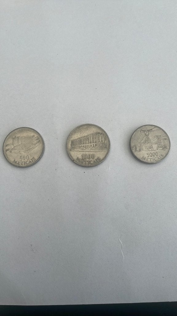 Serie munten mozambique  meticais 1994 en 1998, Ophalen of Verzenden, Overige landen
