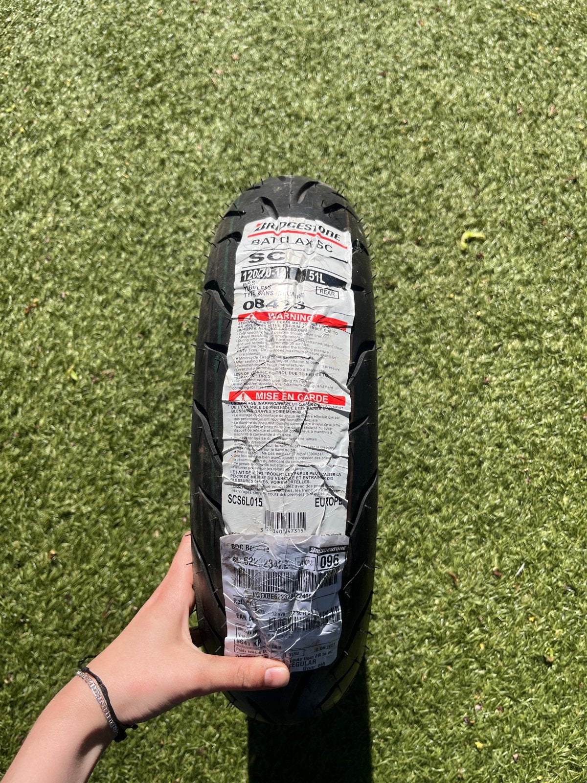 Bridgestone Battlax 12 inch 120/70 achterband NIEUW!, Ophalen of Verzenden, Gebruikt, Overige typen, Overige merken
