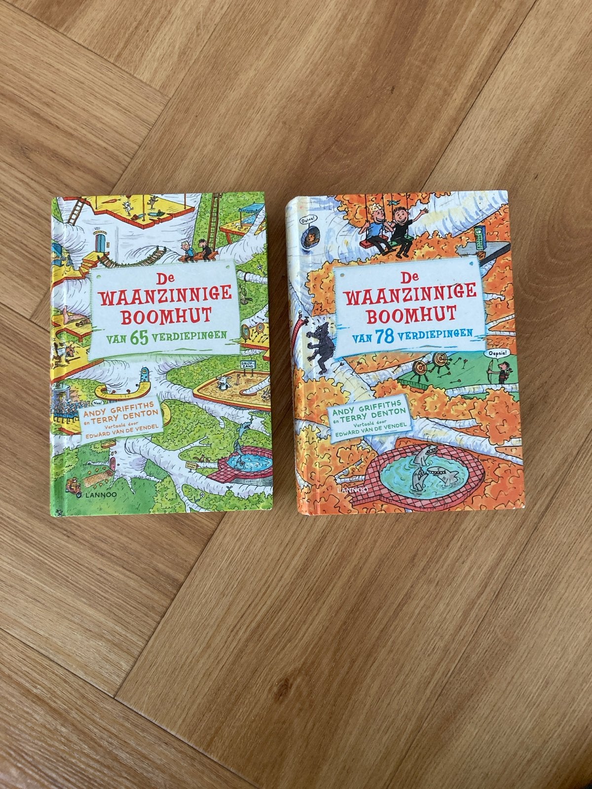 De Waanzinnige Boomhut boeken - 65 en 78 verdiepingen, Ophalen of Verzenden, Zo goed als nieuw, Fictie algemeen