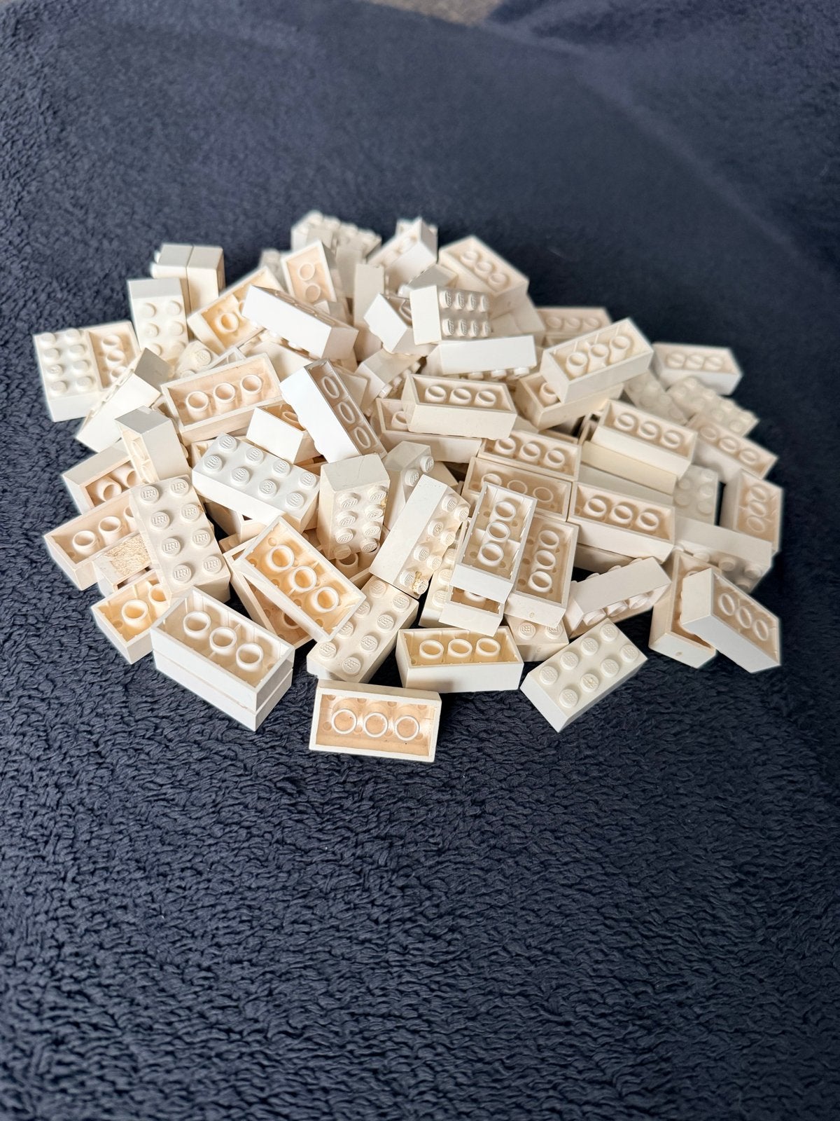Lego 2x4 studs, wit, 108 stuks, Ophalen of Verzenden, Gebruikt