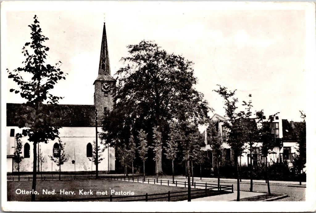 Otterlo - 12 oude ansichtkaarten Ned. Herv. Kerk IV, Verzenden, 1960 tot 1980, Gelopen, Gelderland