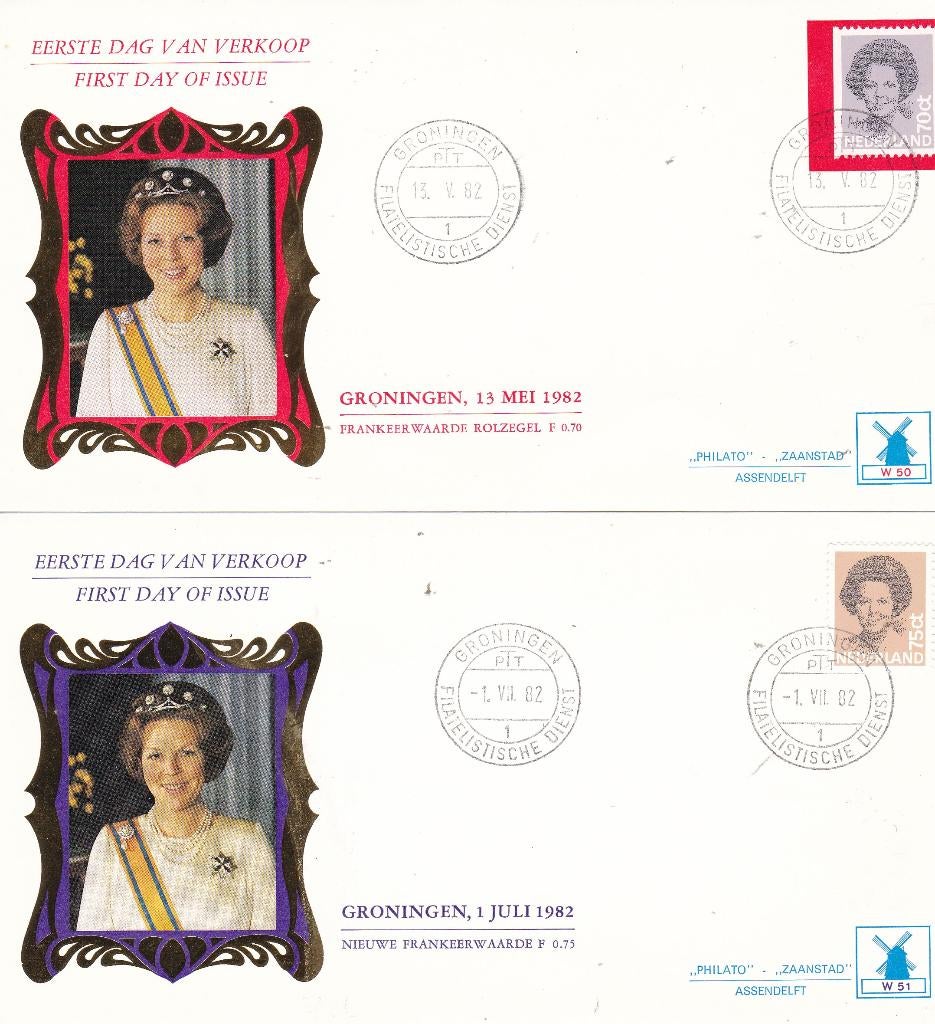 1e dag enveloppen, Ophalen of Verzenden, Beschreven, Nederland
