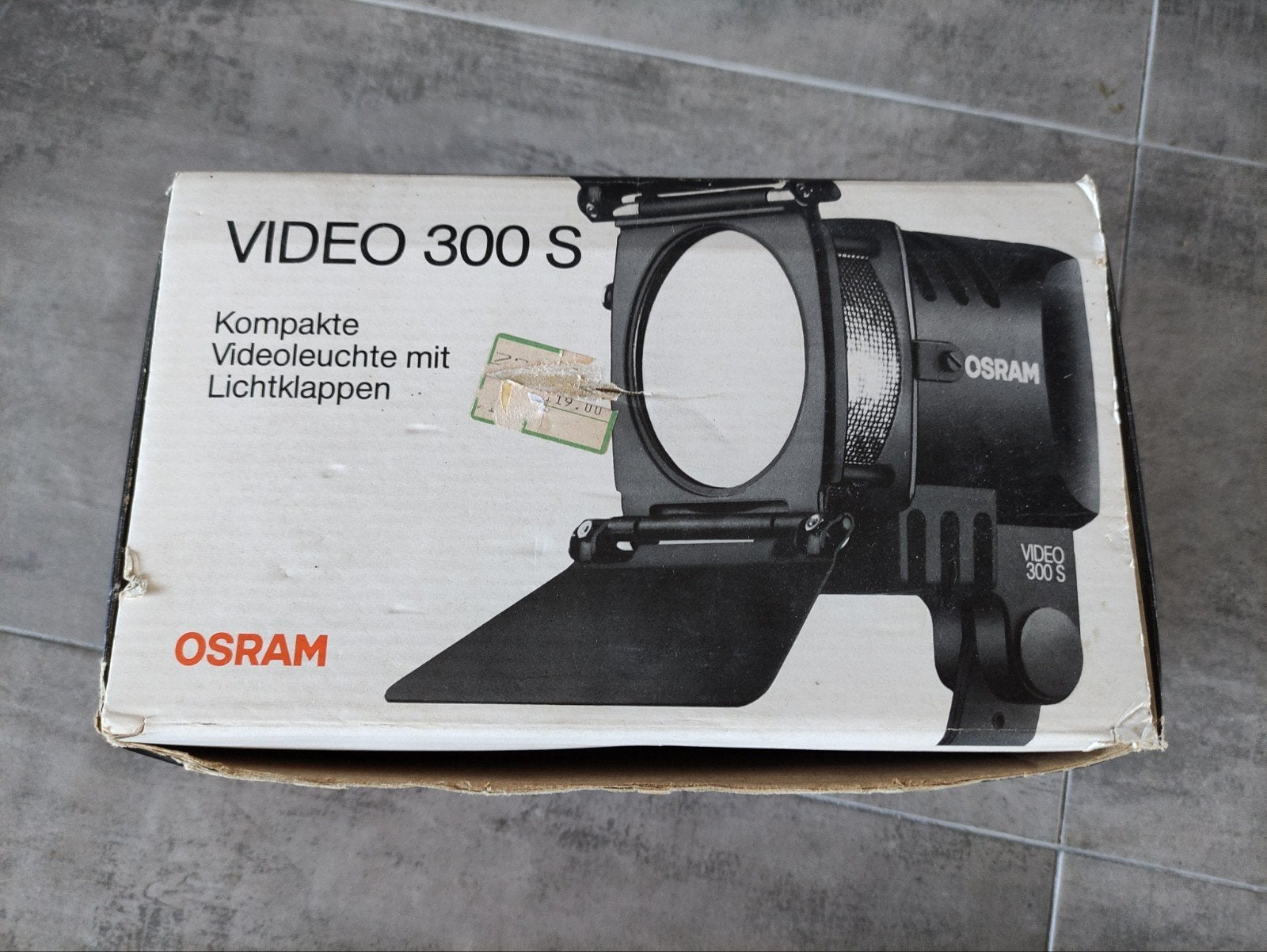 Osram video 300 S lamp in doos (werkend), Ophalen of Verzenden