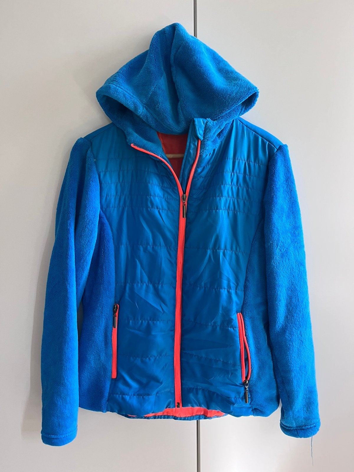 Blauw fleece jack Avesta maat  L, Ophalen of Verzenden, Zo goed als nieuw, Blauw