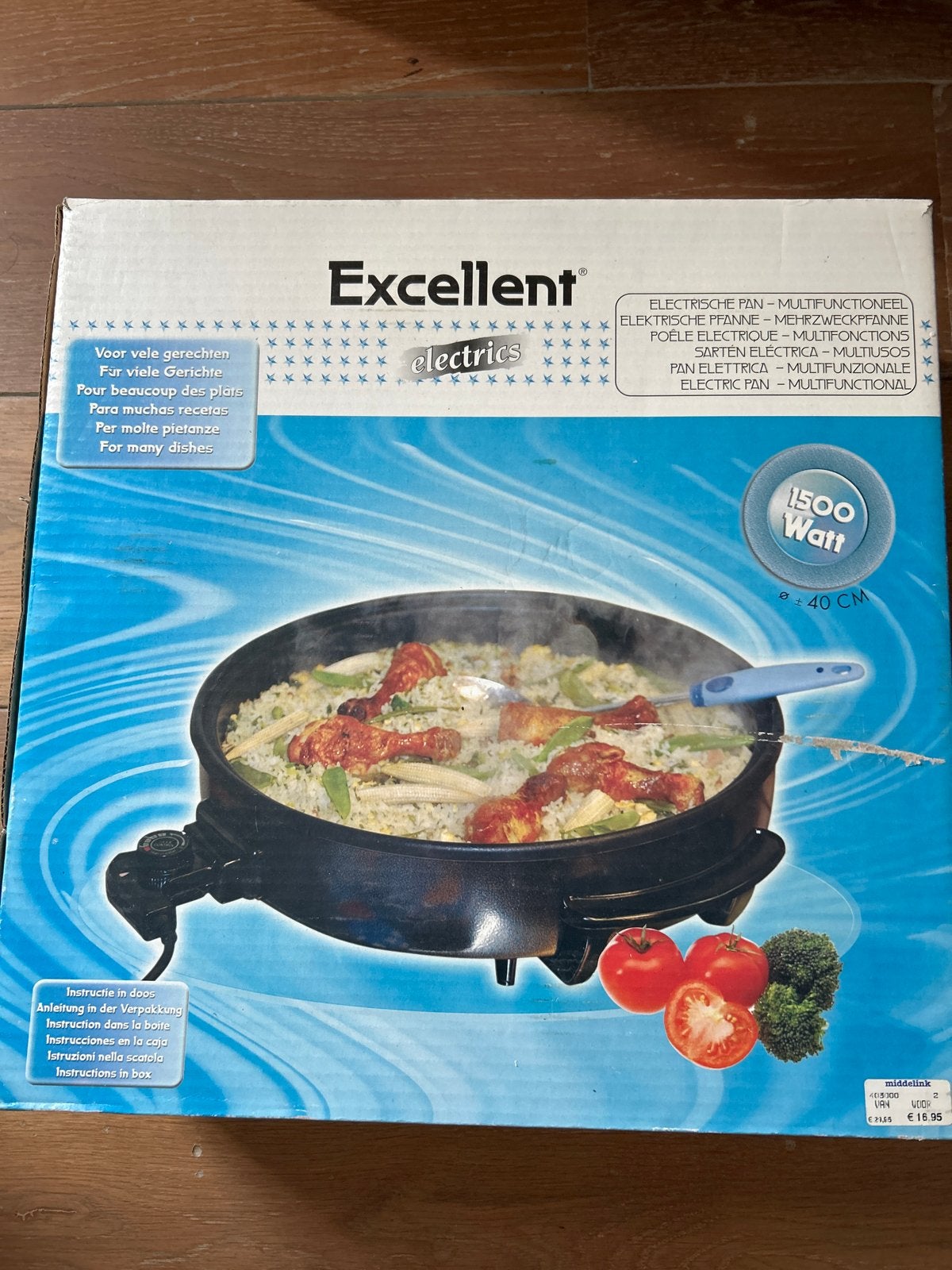 Excellent Electrics Multifunctionele Elektrische Pan 1500W, Ophalen, Nieuw