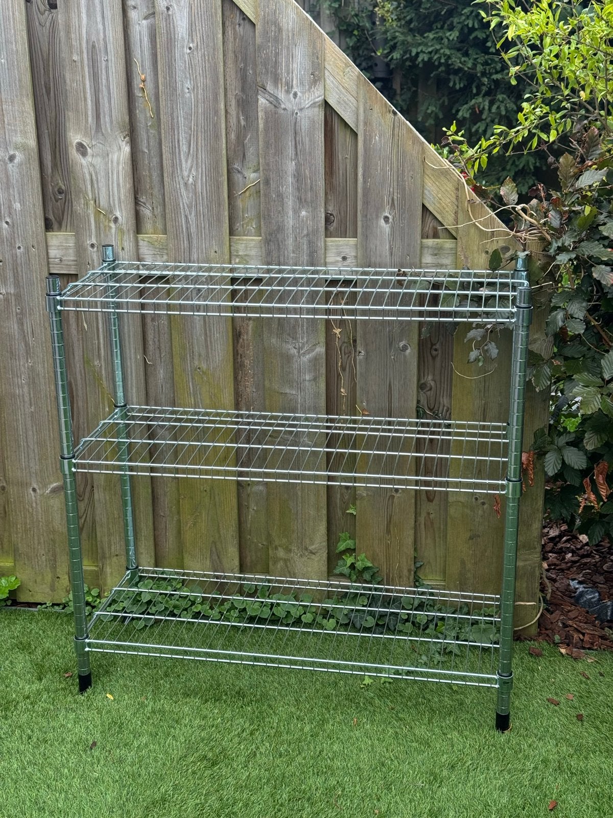 2 stuks! Metalen rek met 3 planken (Ikea omar), Ophalen, Zo goed als nieuw