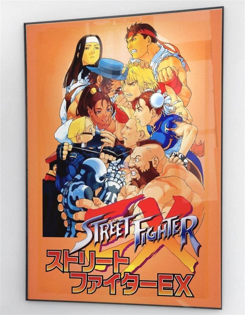 50x70cm Street Fighter EX Game Poster Capcom, Verzenden, Nieuw, A1 t/m A3, Film en Tv