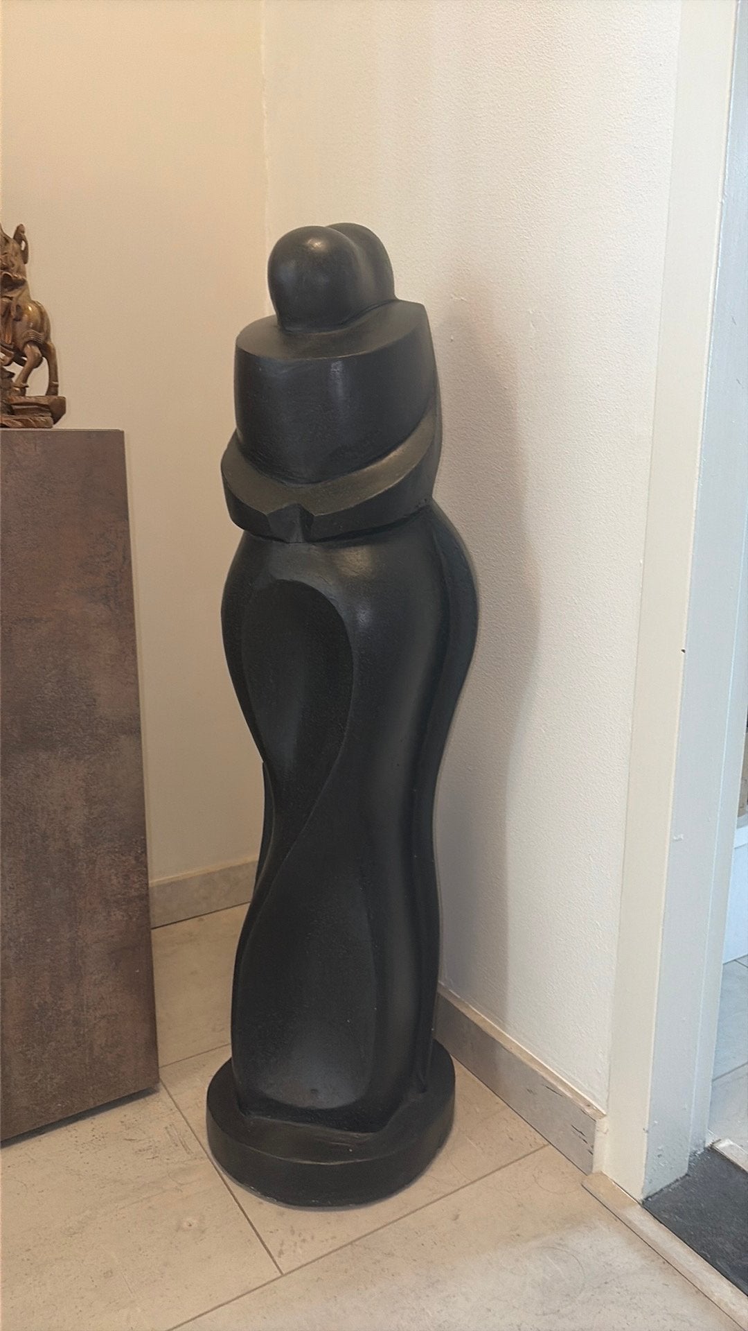 Abstract Stenen beeld omhelzing., Ophalen, Zo goed als nieuw