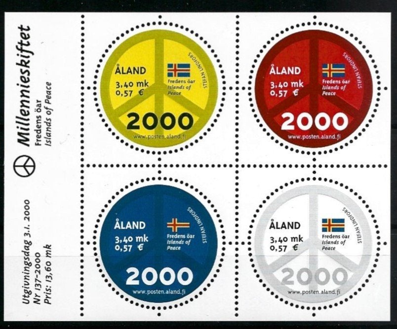 Aland SG MS 171 PF - 03-01-2000 - 2,75, Verzenden, Finland, Postfris
