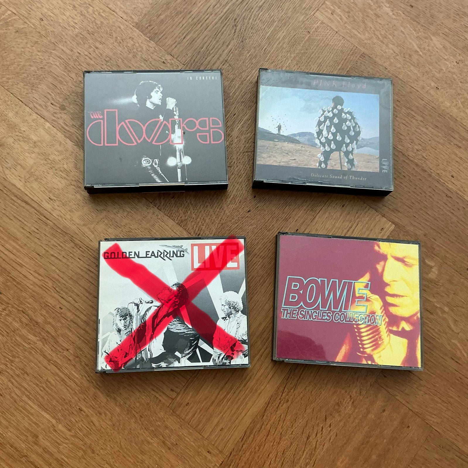 CD's: The Doors, Pink Floyd, David Bowie., Cd's en Dvd's, Cd's | Pop, Gebruikt, Rock, Album, Ophalen of Verzenden