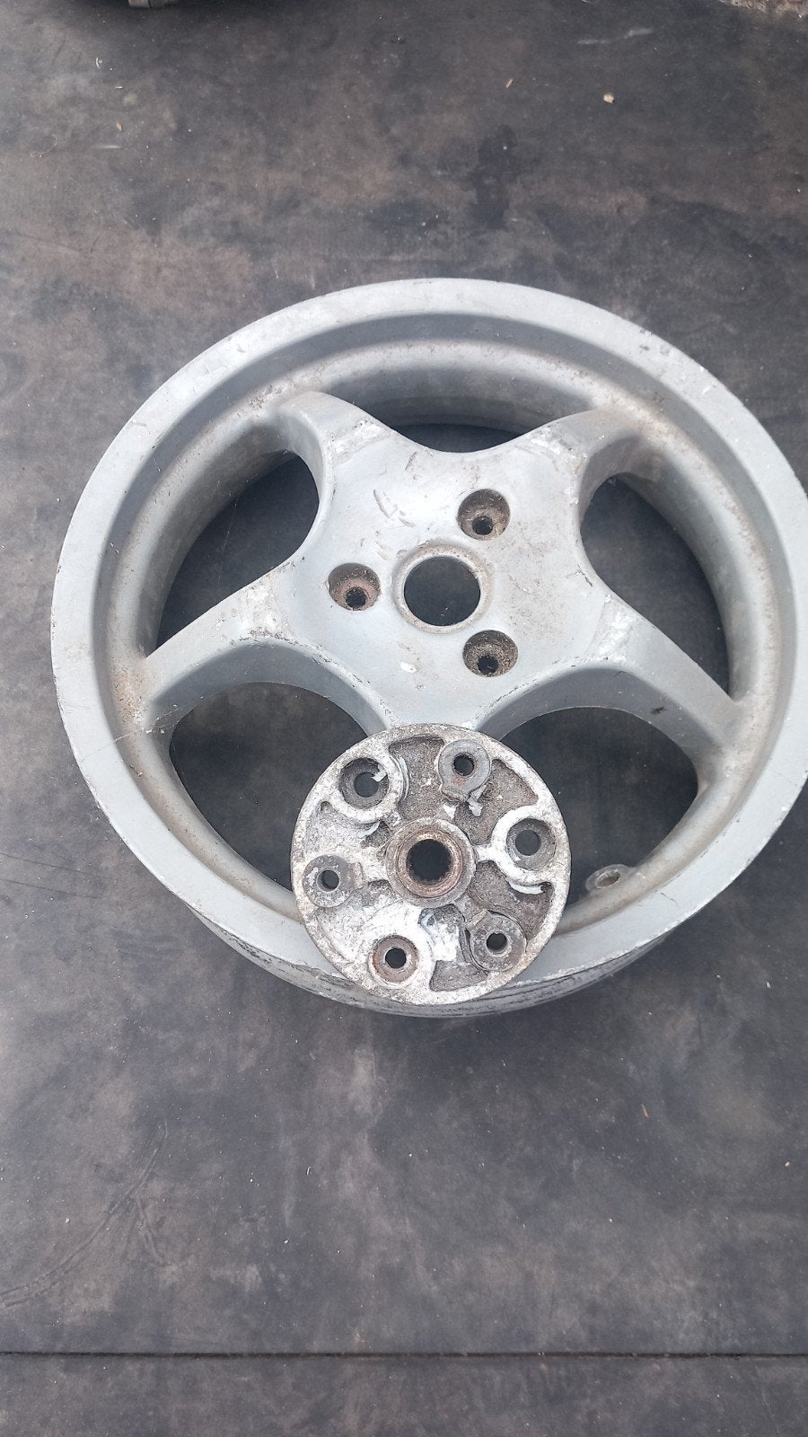 yamaha   aerox   achter  velg +adapter, Ophalen of Verzenden, Gebruikt, Overige typen, Yamaha Aerox